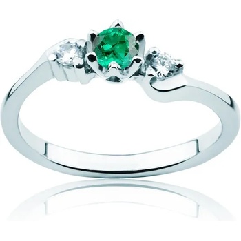 Image 1 of SAVICKI Пръстен Secret Garden: бяло злато, смарагд