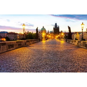 DIMEX ART Флизелинов фототапет карловият мост през нощта 375 x 250 см