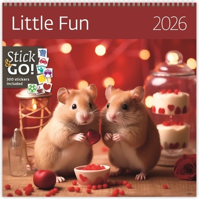 Nástěnný poznámkový Helma Little Fun 2026 – Zboží Dáma