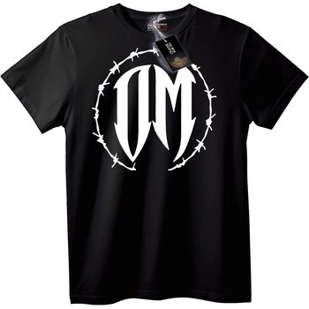 NOONEBRAND Тениска M лого с бодлива тел - 2XL, Black