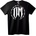 NOONEBRAND Тениска M лого с бодлива тел - 2XL, Black