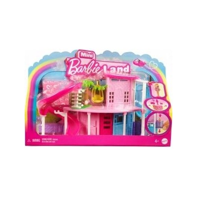 Mattel Mini Barbie Land Dollhouse + Doll and Pet + Accessories ZA6039 C