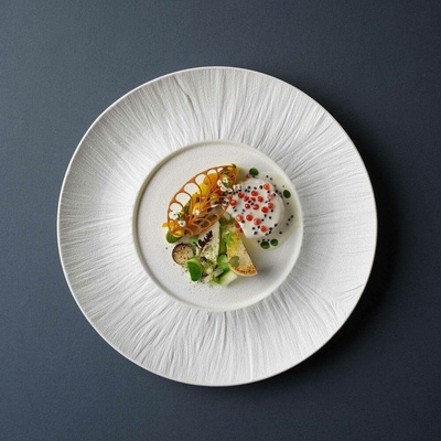 FINE DINE Prezentační talíř 290 mm, bílý Fiord