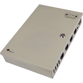 Bravas Захранващ блок 12v 15a 18 канала със защита, метална кутия (pa86)