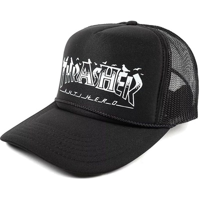 THRASHER ANTI HERO PIGEON MAG TRUCKER Black