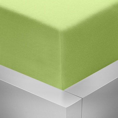 Stanex Jersey napínací Prostěradlo s lycrou zelené jablko 140x200