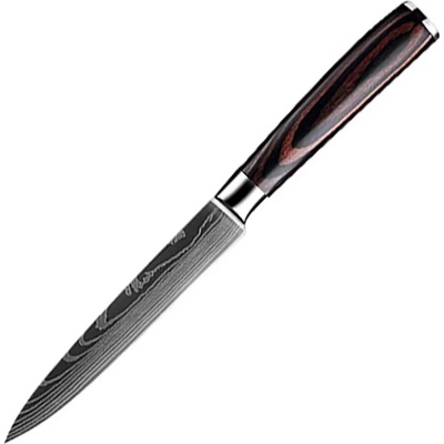 IZMAEL Kuchynský nôž Blade Utility/Čierna/Hnedá 14 cm