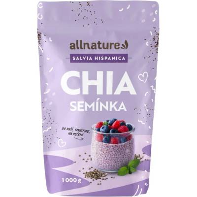 Allnature Chia semienka BIO semienka v BIO kvalite 100 g
