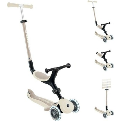 Globber Go up active lights ecologic šedá