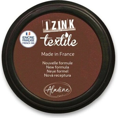 Aladine Izink Textile razítkovací polštářek hnědá 19026