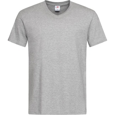 Stedman classic v-neck / Мъжка тениска с v-образно деколте - сив хедър m (05230003402)