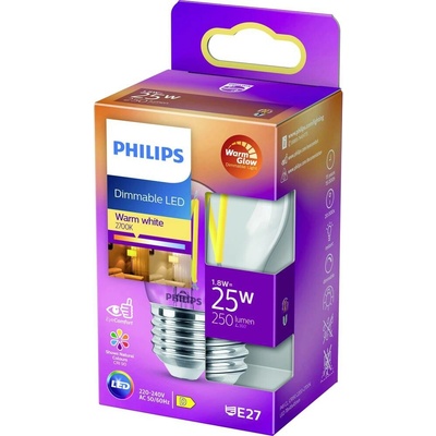 Philips 8719514324190 LED lampa Teplé svetlo 2,5 W E27 D 8719514324190