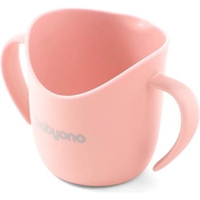 BabyOno Чаша за самостоятелно пиене Babyono - 120 ml, оранжева (5901435416235)
