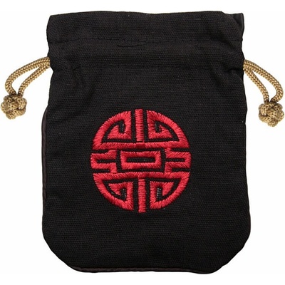 Nefertitis Sáček pytlovinový černý 12,5x14 cm NF29460 - cca 12,5 x 14,5 cm