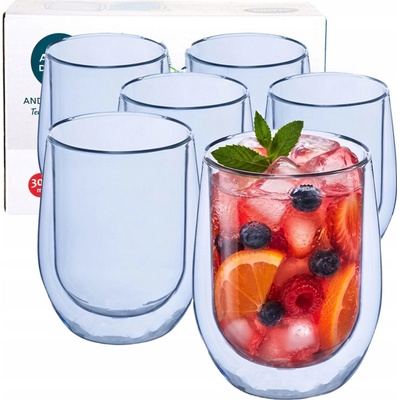 Altom Design Sklenice na kávu a čaj 6 x 300 ml