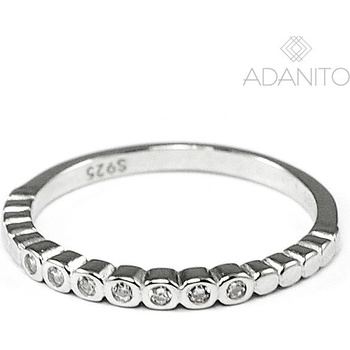 Beneto AGG541 Strieborný prsteň so zirkónmi