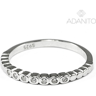 Beneto AGG541 Strieborný prsteň so zirkónmi