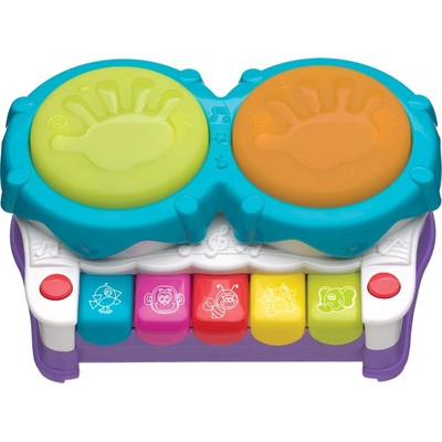 Playgro Музикална играчка 2в1 Пиано и Барабани 12-36м (Playgro +LEARN)