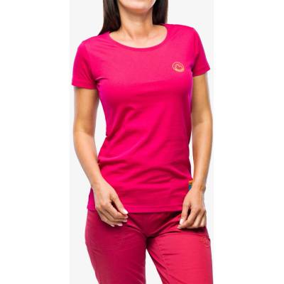 La Sportiva Climbing on the Moon T-Shirt fucsia/giallo