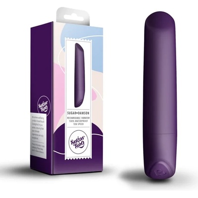 Акумулаторен вибратор, захарно изкушение, 11, 6см. - SugarBoo Damson (ROCKS00381)