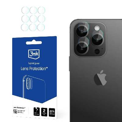 Комплект протектори за камера 3mk Lens Protection за Apple iPhone 15 Pro, 2бр (5903108536585)