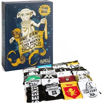Paladone Adventný kalendár Harry Potter Odd Socks 114550