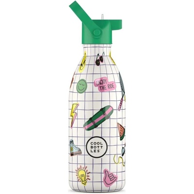 Dětská nerezová termolahev COOL BOTTLES Kids Play Mode třívrstvá 500 ml