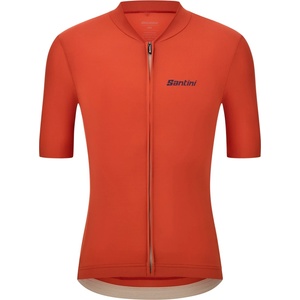 Santini Фланелка с къс ръкав за колоездене Santini Sensation S/S Jersey Cycling jersey - Mattone - размер XS (056-3455-0711)