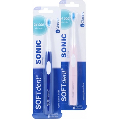 Soft dent Sonic Classic Bielo-ružová