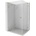 Mexen Lunar L лява отваряема душ кабина 85 x 90 см, прозрачна, златна - 834L-085-090-50-00-L (834L-085-090-50-00-L)
