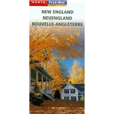 Nová Anglie mapa 1:850 000