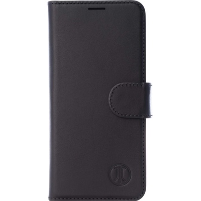 JT BERLIN LeatherBook Kreuzberg Case - хоризонтален кожен (естествена кожа) калъф тип портфейл за Huawei Mate 20 Lite (черен)