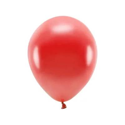 Balón ECO metalický červený 30 cm