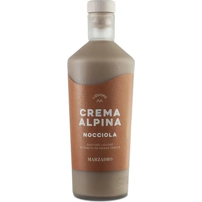 Marzadro Crema Alpina Lieskový orech 17% 0,7 l (čistá fľaša)