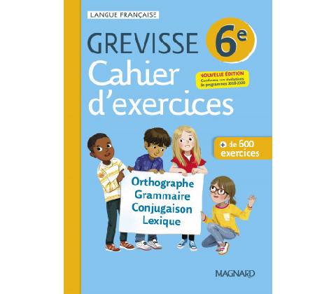 Cahier Grevisse 6e 2021