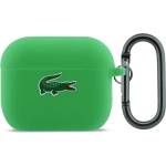 Lacoste Калъф Lacoste Liquid Silicone Croc Logo за AirPods Pro 3 зелен (LCAP3SLON)