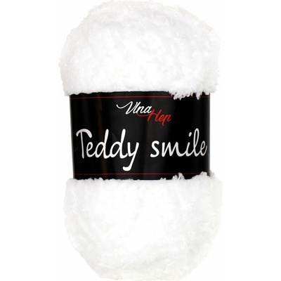 Vlna-hep Teddy smile - dětská "medvídková" - polyester Teddy smile: 4002 Bílá