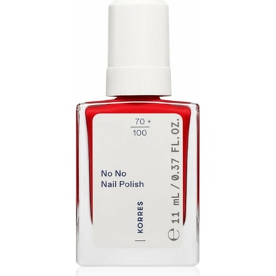 Korres No No Nail Polish pečující lak na nehty odstín 51 True Red 11 ml