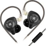 KZ Knowledge Zenith KZ EDX Pro X Black Hi-Fi Геймърски слушалки тапи с микрофон (6.01.02.0276)