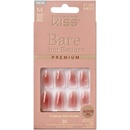KISS Nalepovacie nechty Bare-But-Better Premium Nails Shine 30 ks
