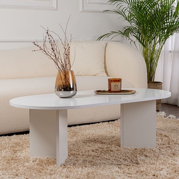 ASG Ovalis - дизайнерска бяла маса (8684283441525)