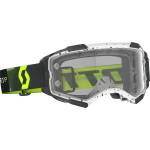 SCOTT Маска Scott Fury Deathgrip 2 S0 Goggles - Grey / Yellow / Glas: Clear - размер One Size (205-6796-0111)