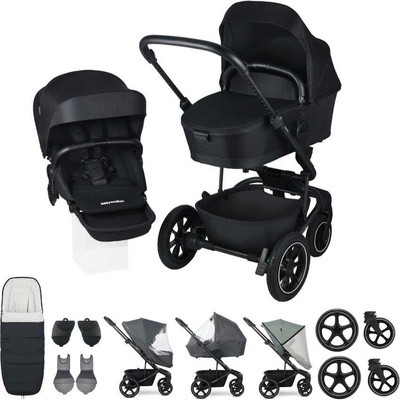 EASYWALKER Set XXL kombinovaný Harvey5 Air Midnight Black s príslušenstvom 2020