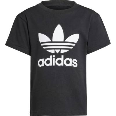 Adidas Тениска 'trefoil' черно, размер 110
