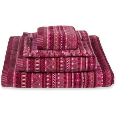 Pip Studio ručník Geometric Dark Pink 55 x 100 cm