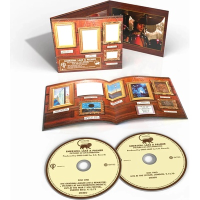 Emerson, Lake & Palmer - Pictures At An Exhibition (live) (2016 Remaster) (deluxe Edition) (+ Live At The Lyceum 1970) CD
