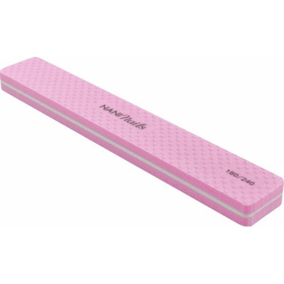 NANI pilník na nechty 180/240 Pink