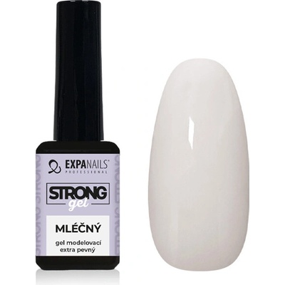 Expa nails Uv Led gel modelovací vícefázový gel strong mléčný 11 ml