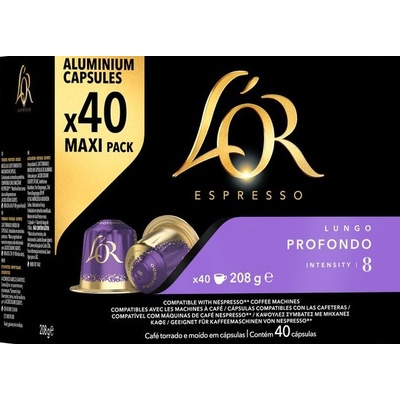 L'OR Espresso Lungo Profondo алуминиеви капсули за Nespresso® 40 бр