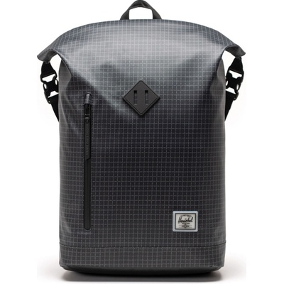 Herschel Roll Top Backpack Grid Black 23 l